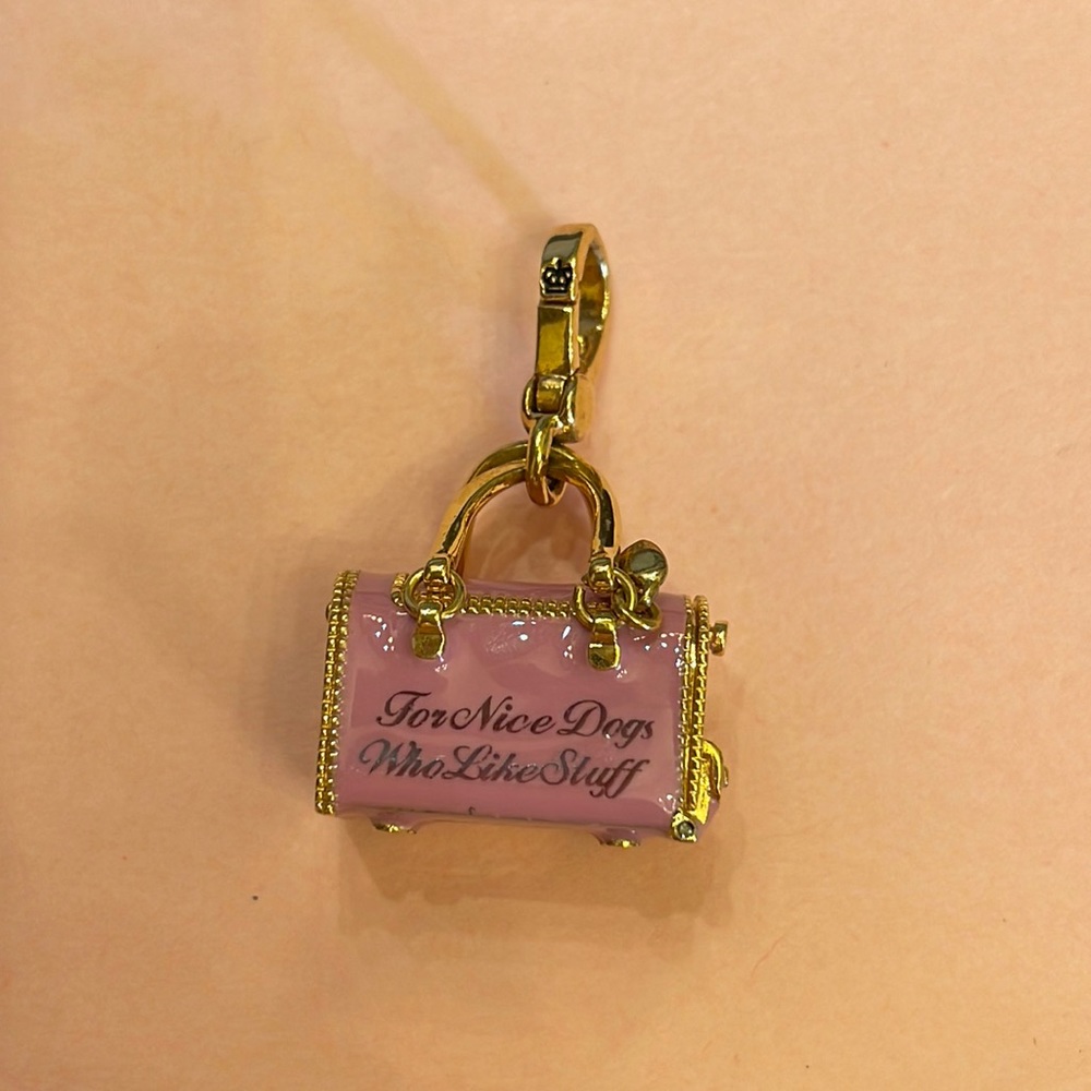 Juicy Couture Dog Carrier Charm
